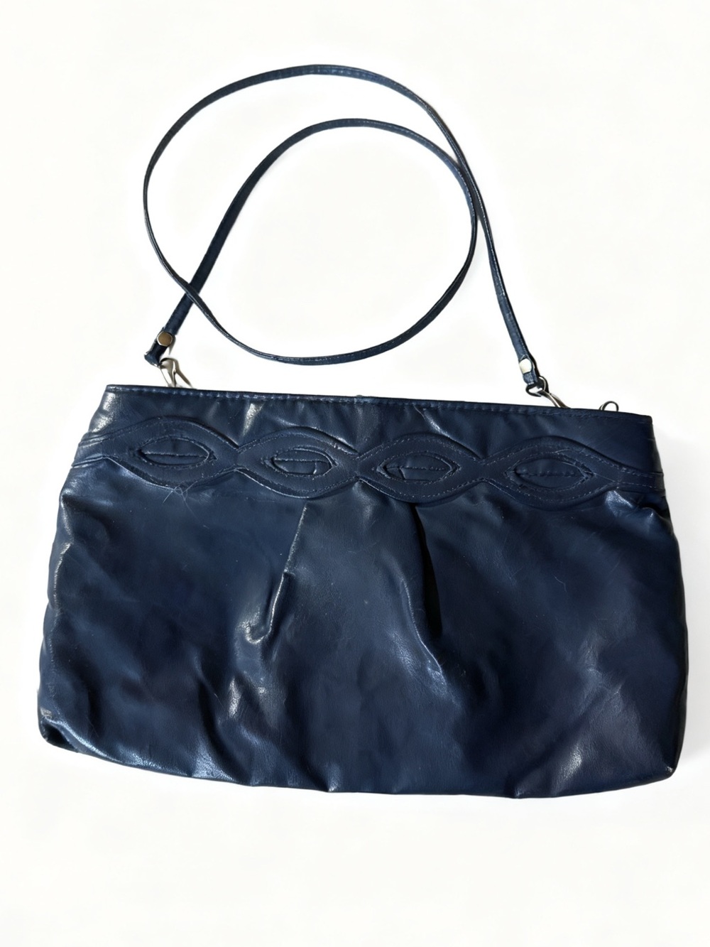 Vintage 70-80s Navy Blue bag purse